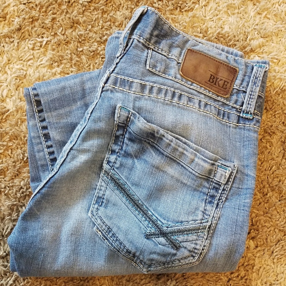 BKE Carter Straight mens jeans 30XL